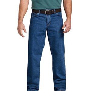 Dickies Carpenter Jeans Men's 42x32 Blue Flex Relaxed Fit Denim Stretch Straight
